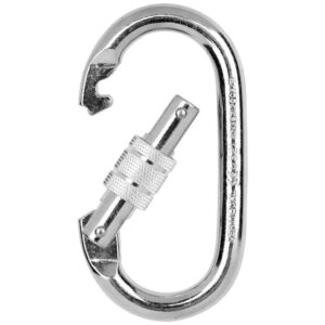 Stahl Karabiner mit Schraubverschluss