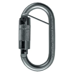 Stahl-Karabiner mit Twistlock-Verschluss mit Steg